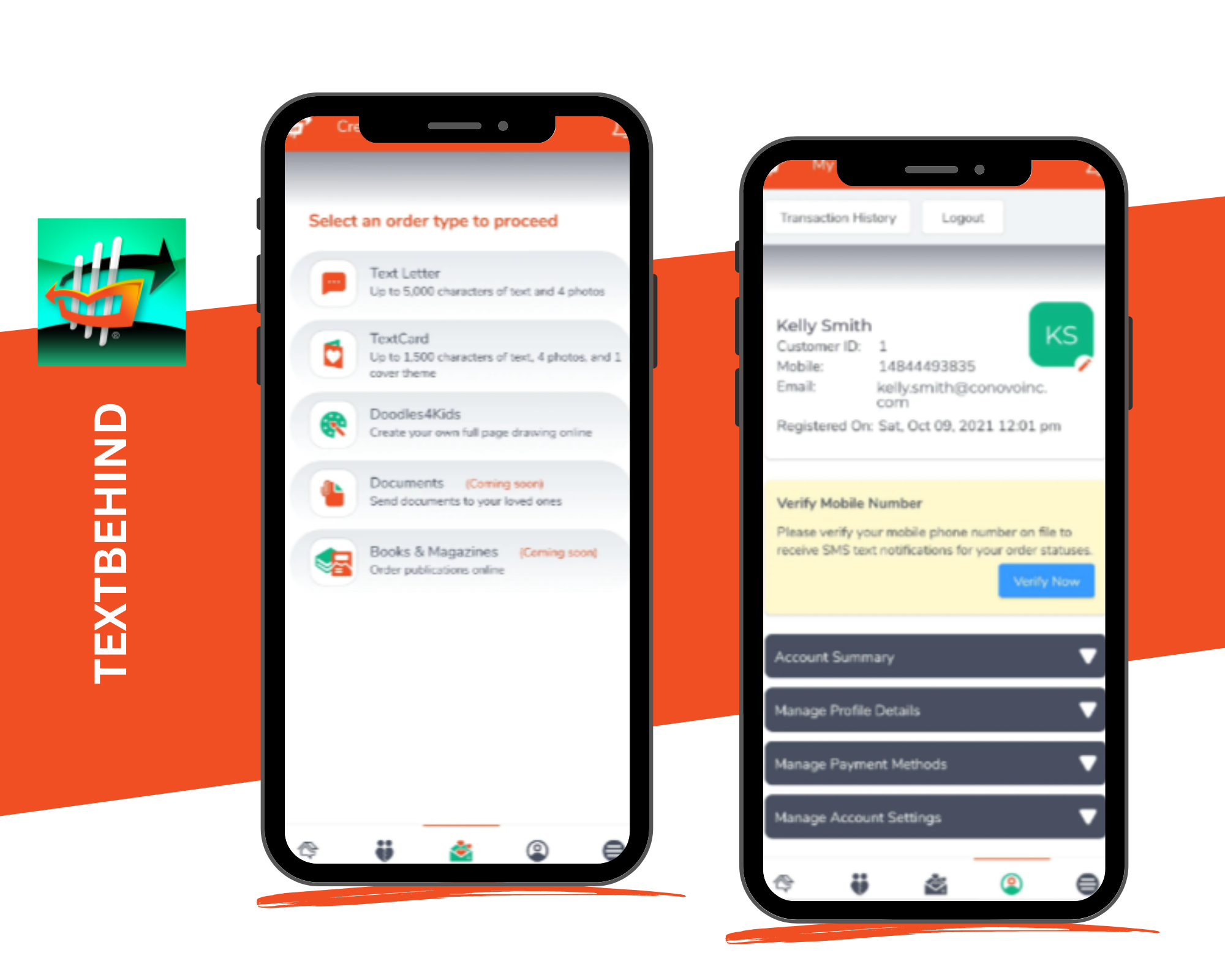 TextBehind App Showcase